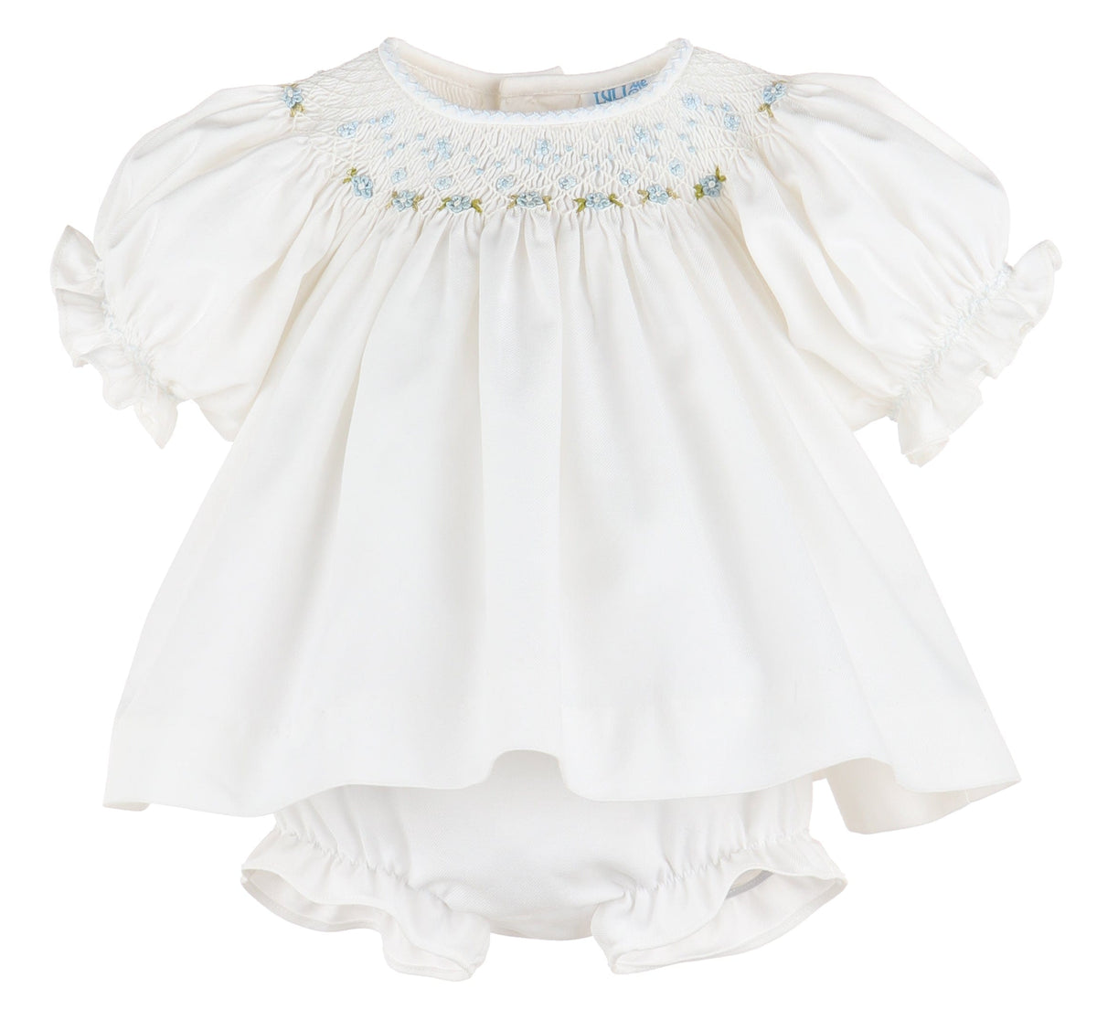 Casero & Associates Casero & Associates Smock White Bishop - Little Miss Muffin Children & Home