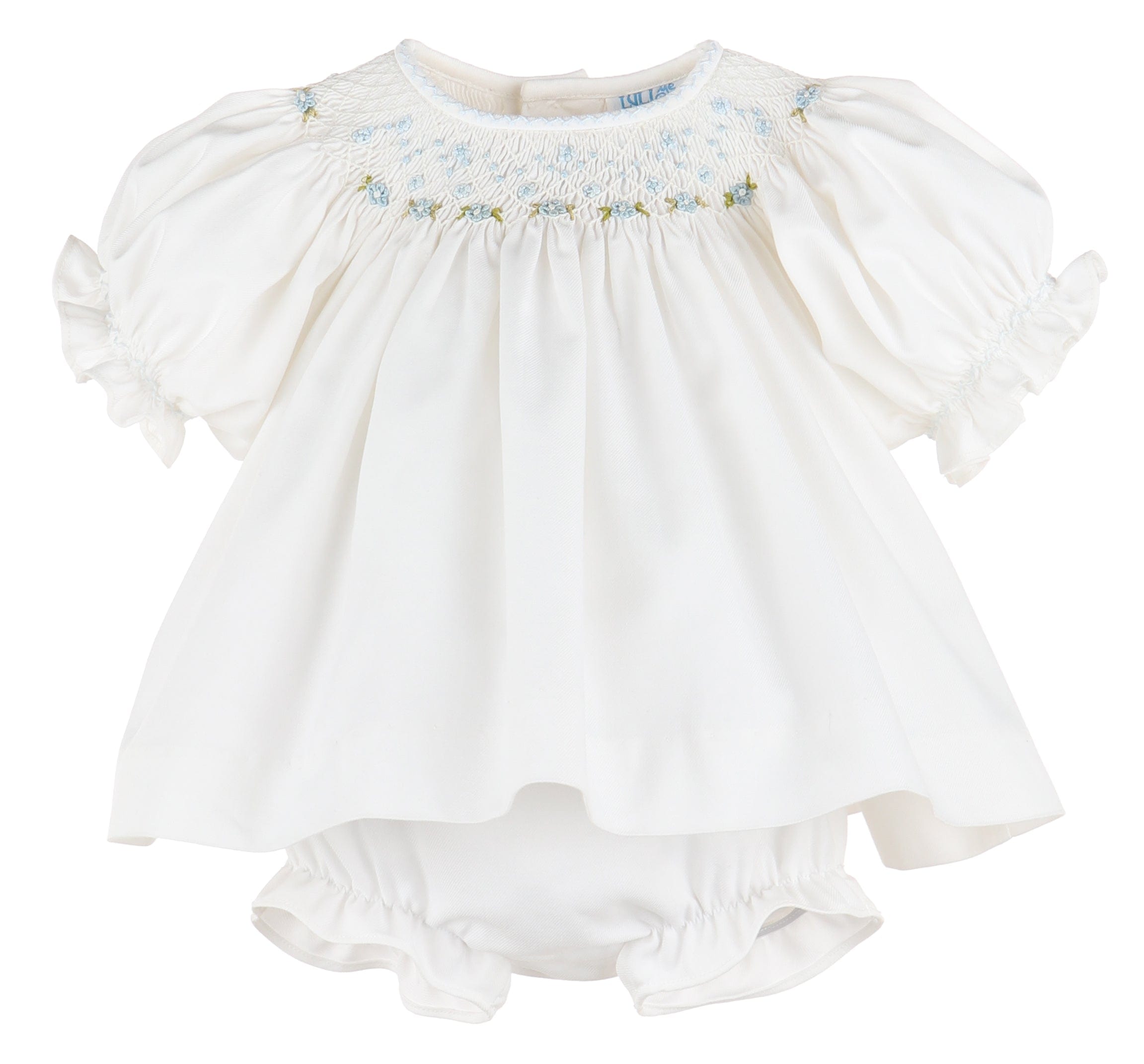 Casero & Associates Casero & Associates Smock White Bishop - Little Miss Muffin Children & Home
