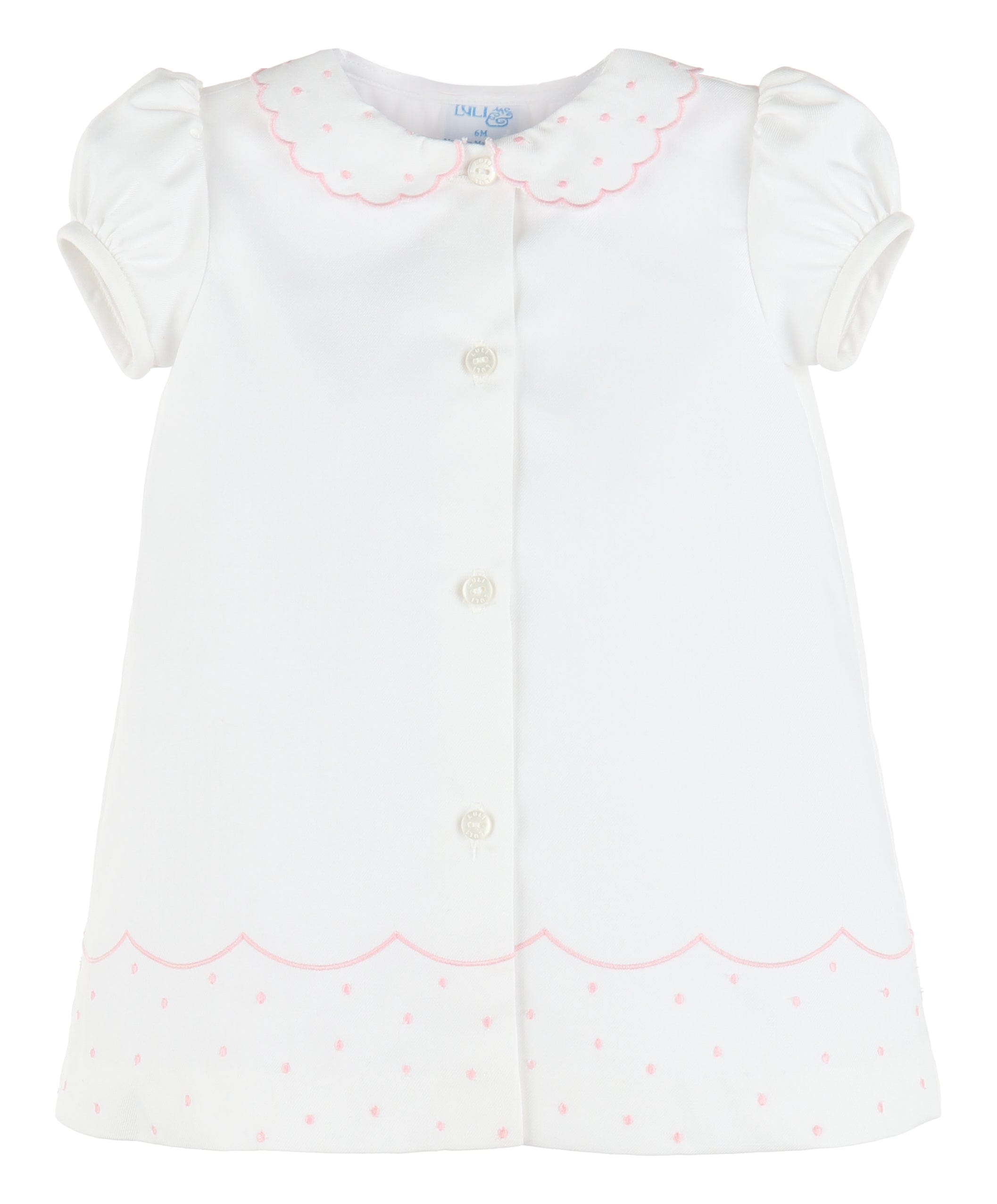 C&A - Casero & Associates Casero & Associates Scallops Daygown - Little Miss Muffin Children & Home