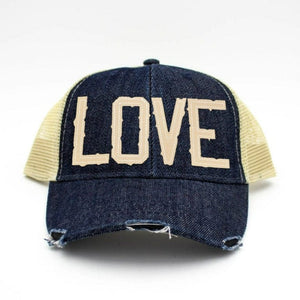 Cotton Mule Cotton Mule Love Baseball Hat - Little Miss Muffin Children & Home