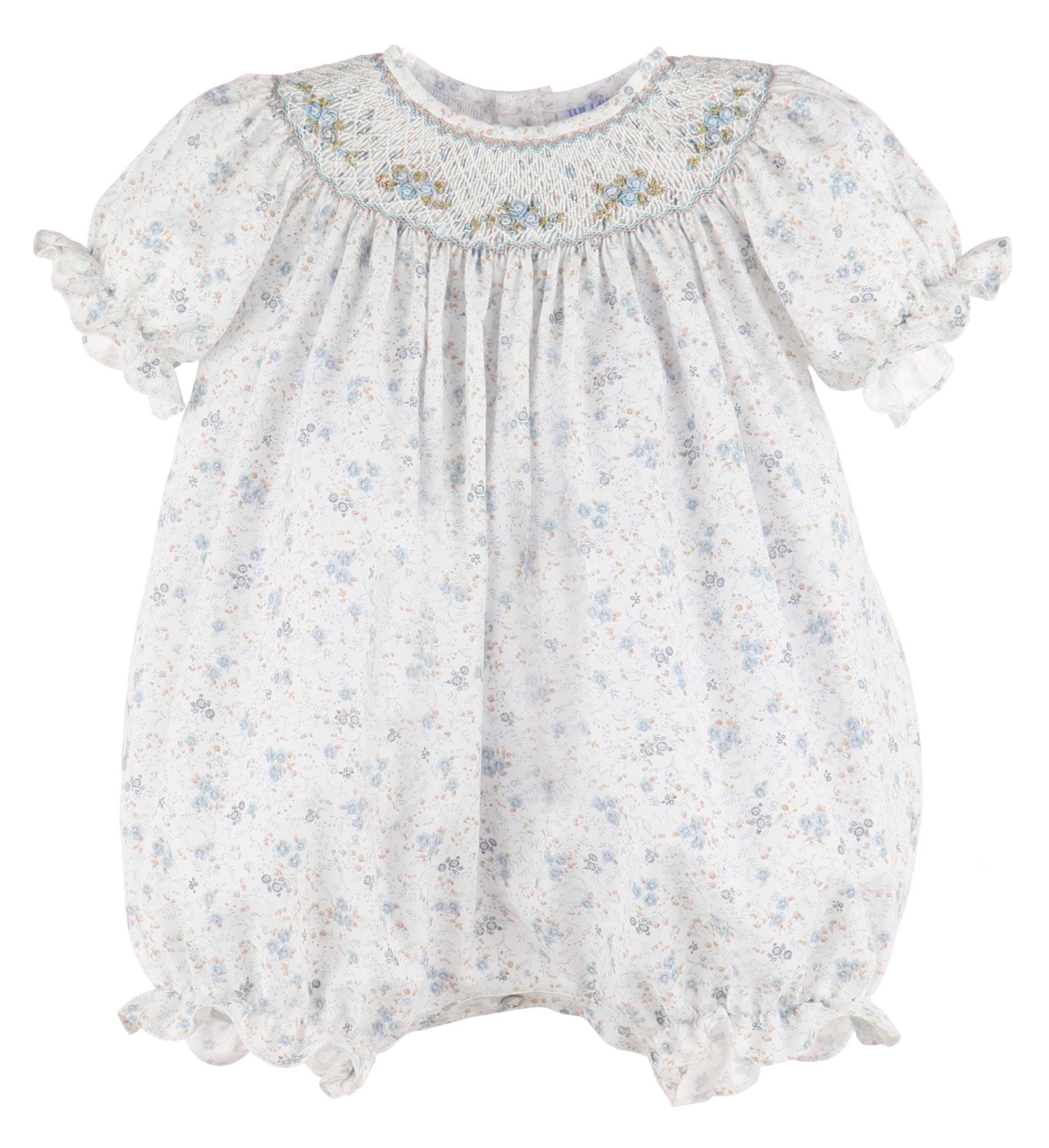 C&A - Casero & Associates Casero & Associates Autumn Floral Smock Bubble - Little Miss Muffin Children & Home