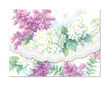 FA - For Arts Sake For Arts Sake White Hydrangeas Boxed Note Cards - Little Miss Muffin Children & Home