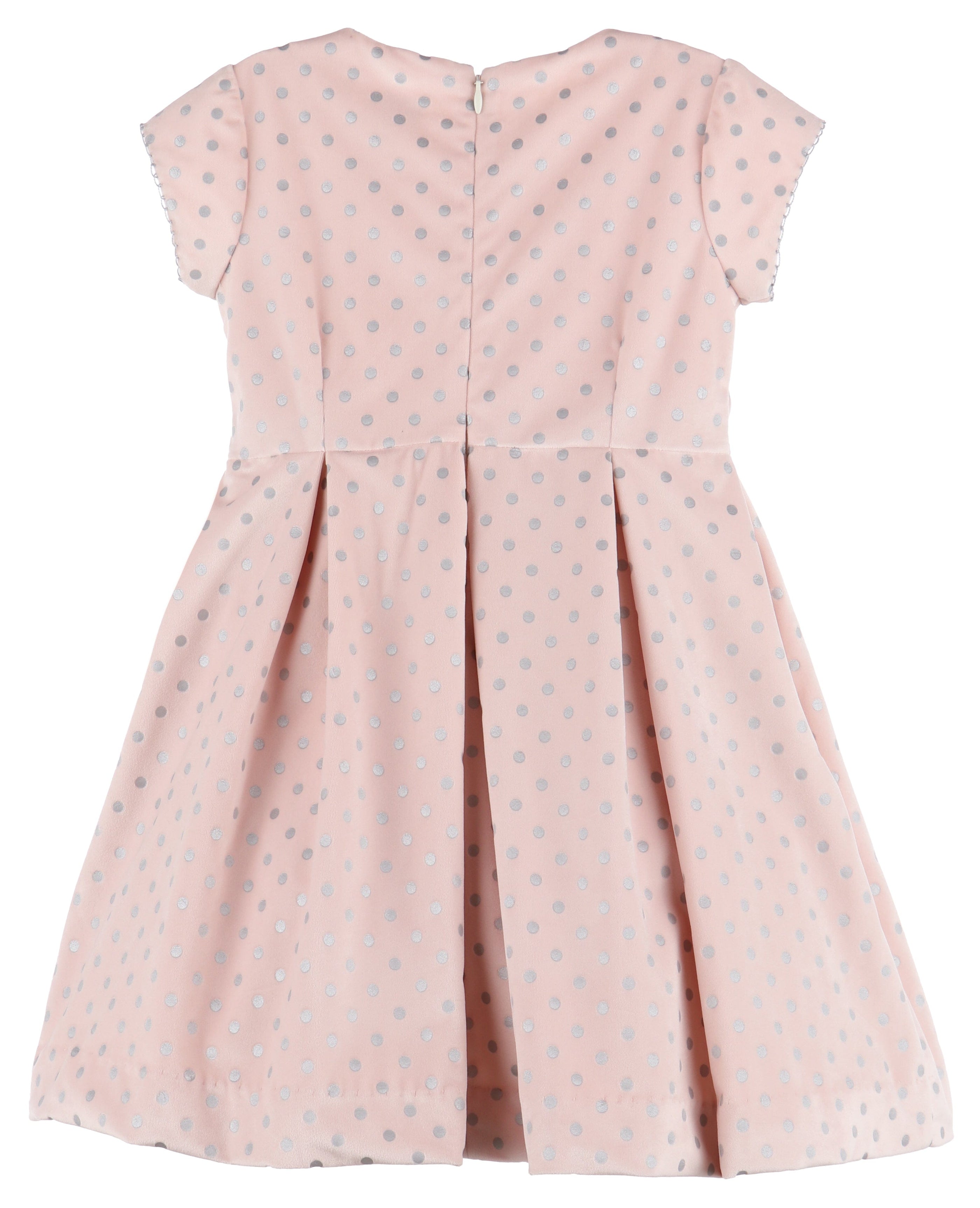 C&A - Casero & Associates Casero & Associates Polka Dot Velvet Dress - Little Miss Muffin Children & Home