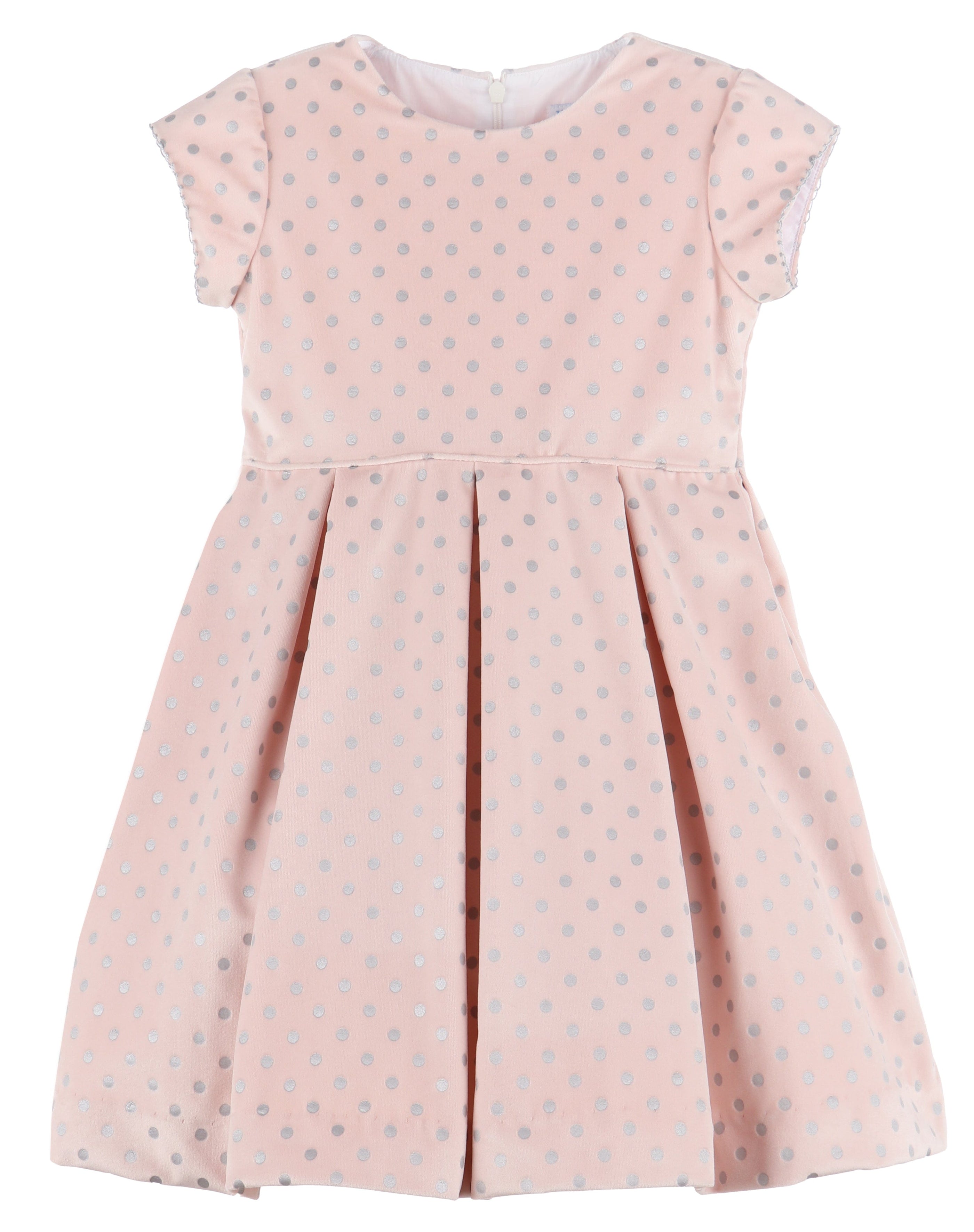 C&A - Casero & Associates Casero & Associates Polka Dot Velvet Dress - Little Miss Muffin Children & Home