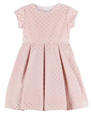 C&A - Casero & Associates Casero & Associates Polka Dot Velvet Dress - Little Miss Muffin Children & Home