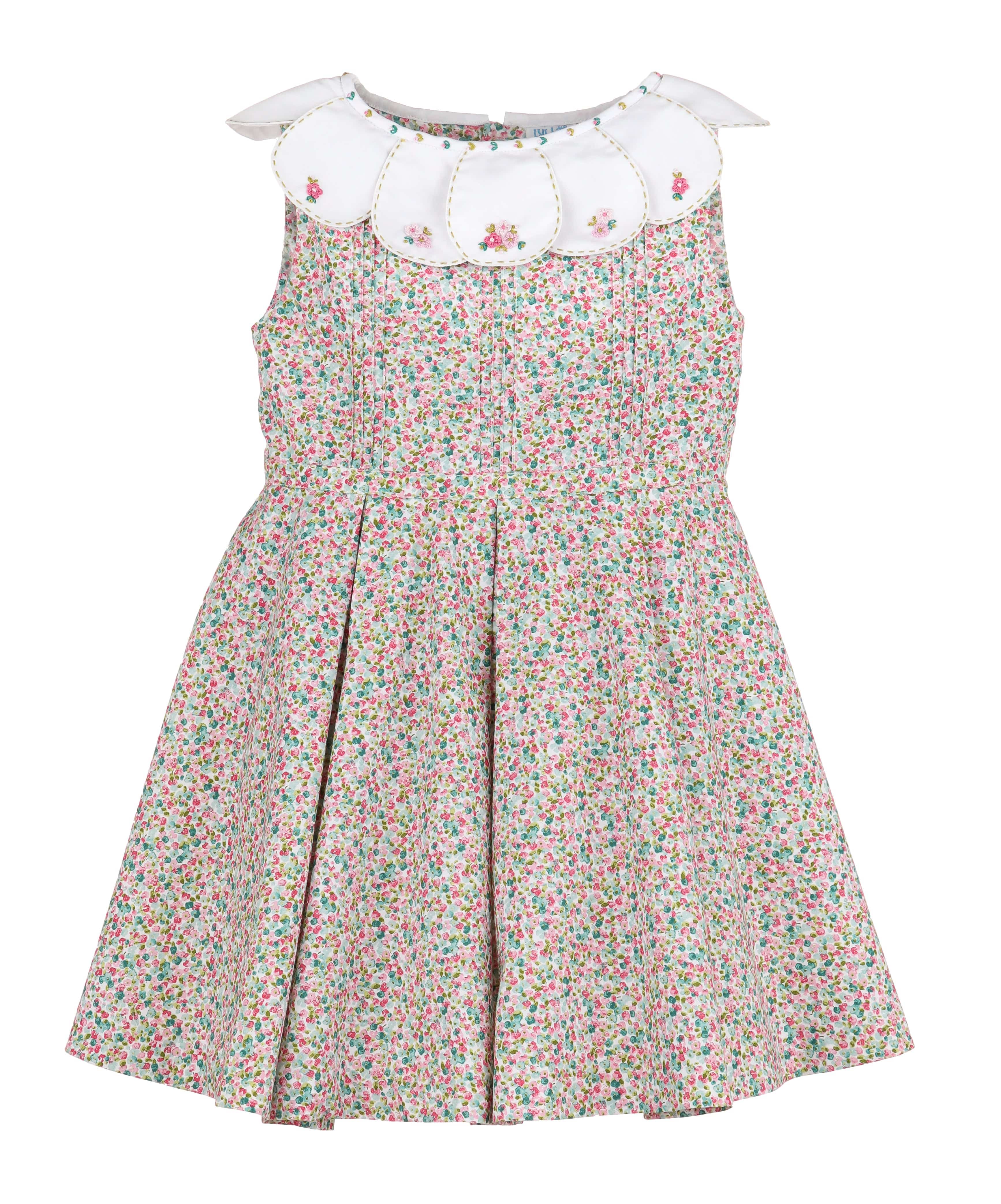 Casero & Associates Casero & Associates Petal Collar Dress - Little Miss Muffin Children & Home