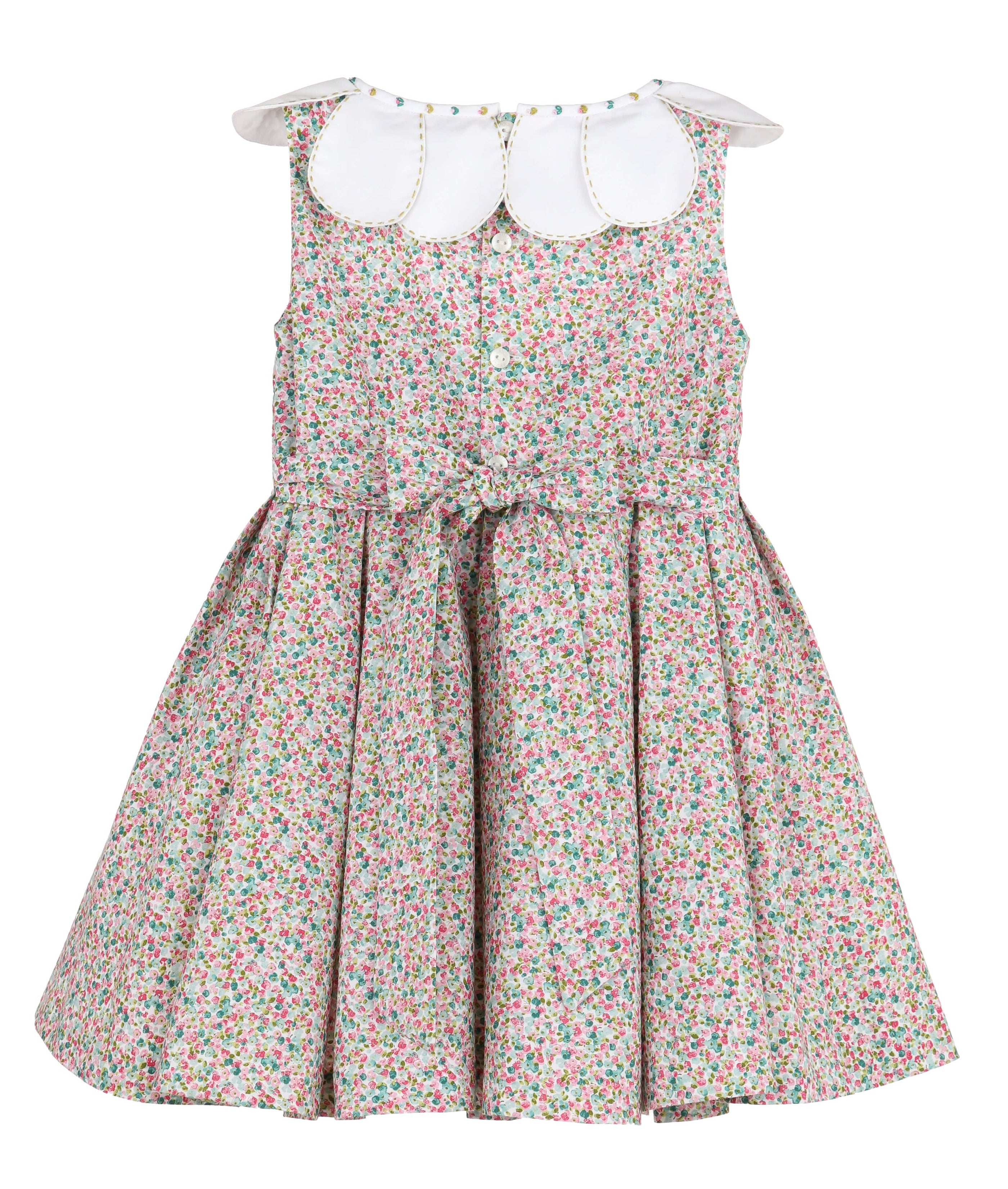 Casero & Associates Casero & Associates Petal Collar Dress - Little Miss Muffin Children & Home