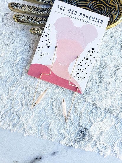 The Mad Bohemian The Mad Bohemian Selene Threader Earrings - Little Miss Muffin Children & Home