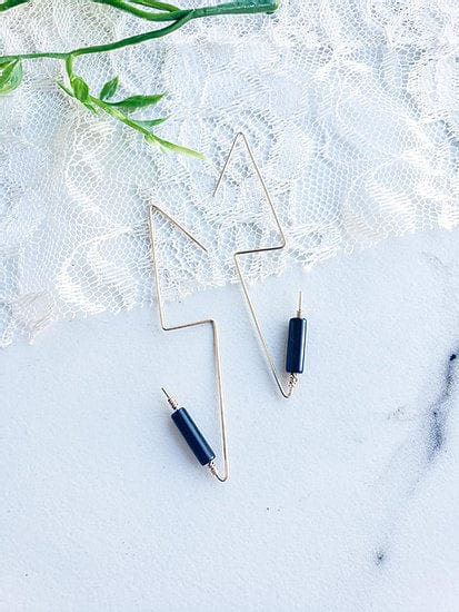 The Mad Bohemian The Mad Bohemian Selene Threader Earrings - Little Miss Muffin Children & Home