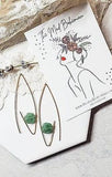Mad Bohemian, The The Mad Bohemian Dahlia Threader Earrings - Little Miss Muffin Children & Home