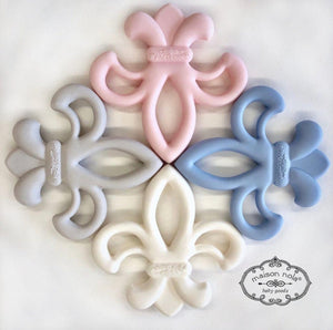 Maison Nola Maison Nola Fleur de Lis Teethers - Little Miss Muffin Children & Home