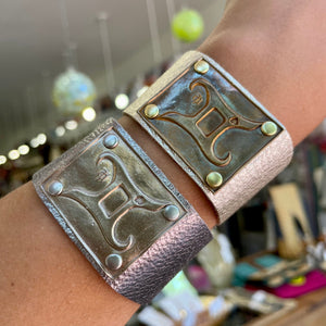 Lisa Devlin Designs Lisa Devlin Designs Gemini Leather Cuff - Little Miss Muffin Children & Home