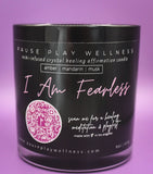 Pause Play Wellness Pause Play Wellness 'I Am Fearless' Meditation Candle - Little Miss Muffin Children & Home