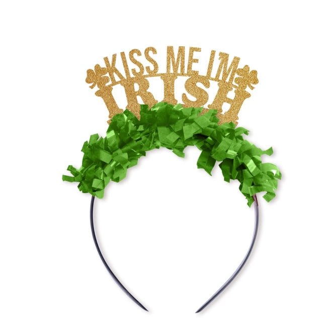 Festive Gal Festive Gal Kiss Me I'm Irish Crown - Little Miss Muffin Children & Home