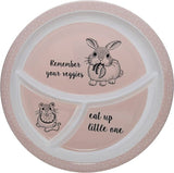 Bloomingville Bloomingville Pink Melamine Divided Plate - Little Miss Muffin Children & Home