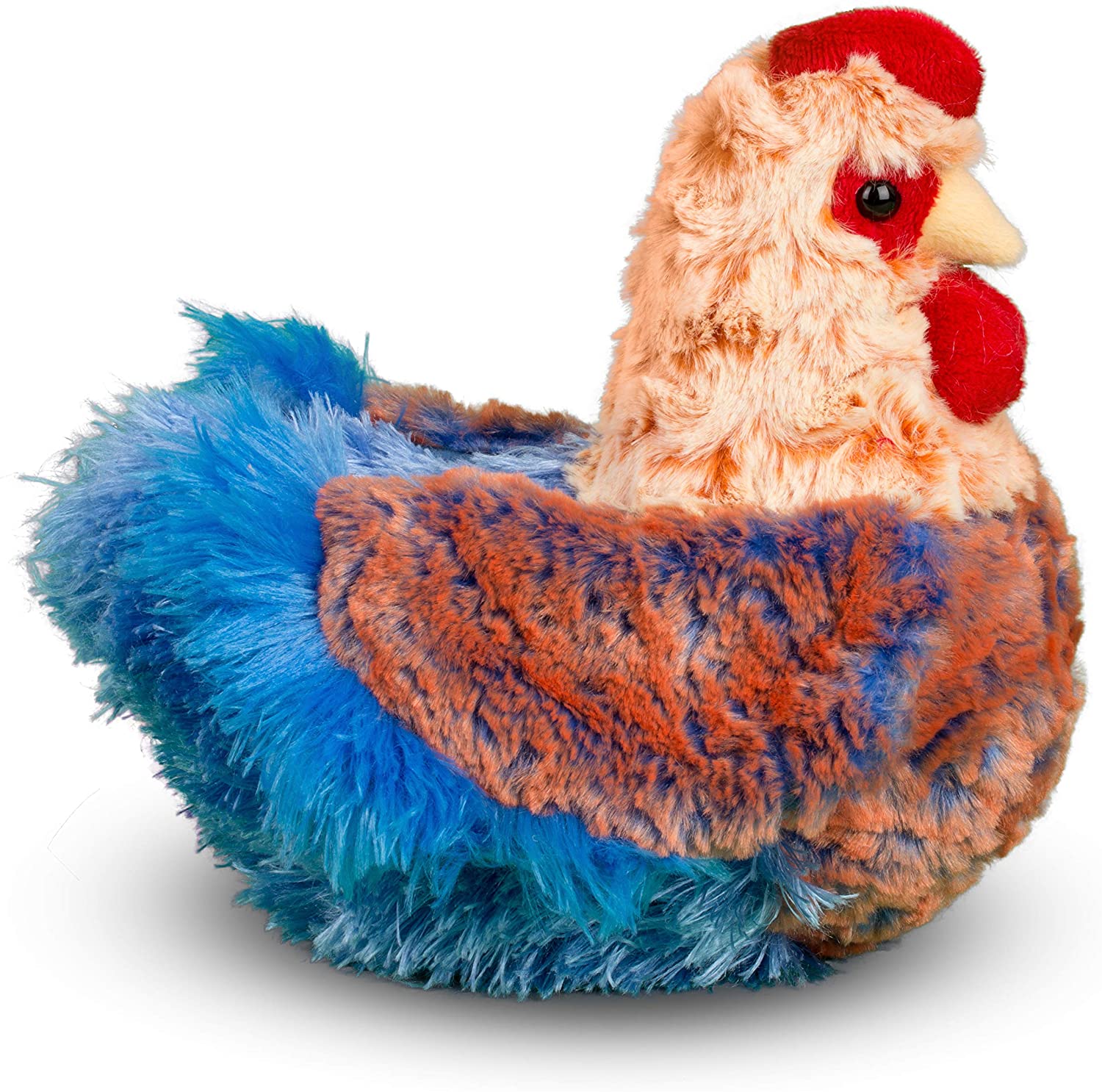 Douglas Toys Douglas Toys Henrietta Hen Blue Orange - Little Miss Muffin Children & Home