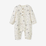 Elegant Baby Elegant Baby Safari Print Organic Muslin Baby Jumpsuit - Little Miss Muffin Children & Home