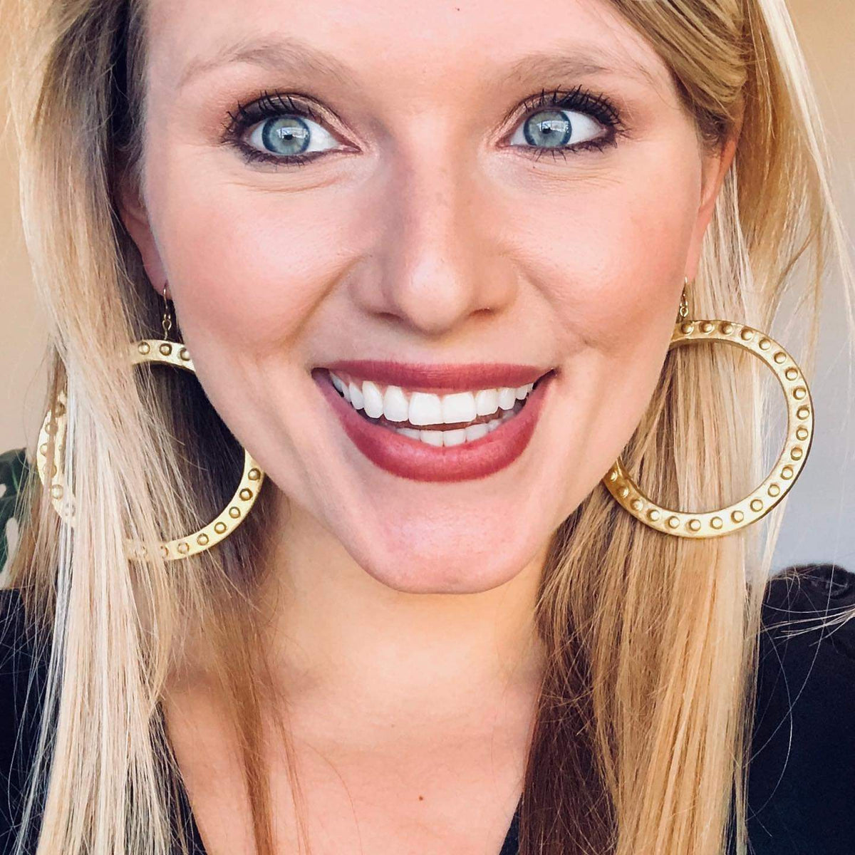 Carol Cassissa Carol Cassissa Grand Cerceau Joyeaux Earrings - Little Miss Muffin Children & Home