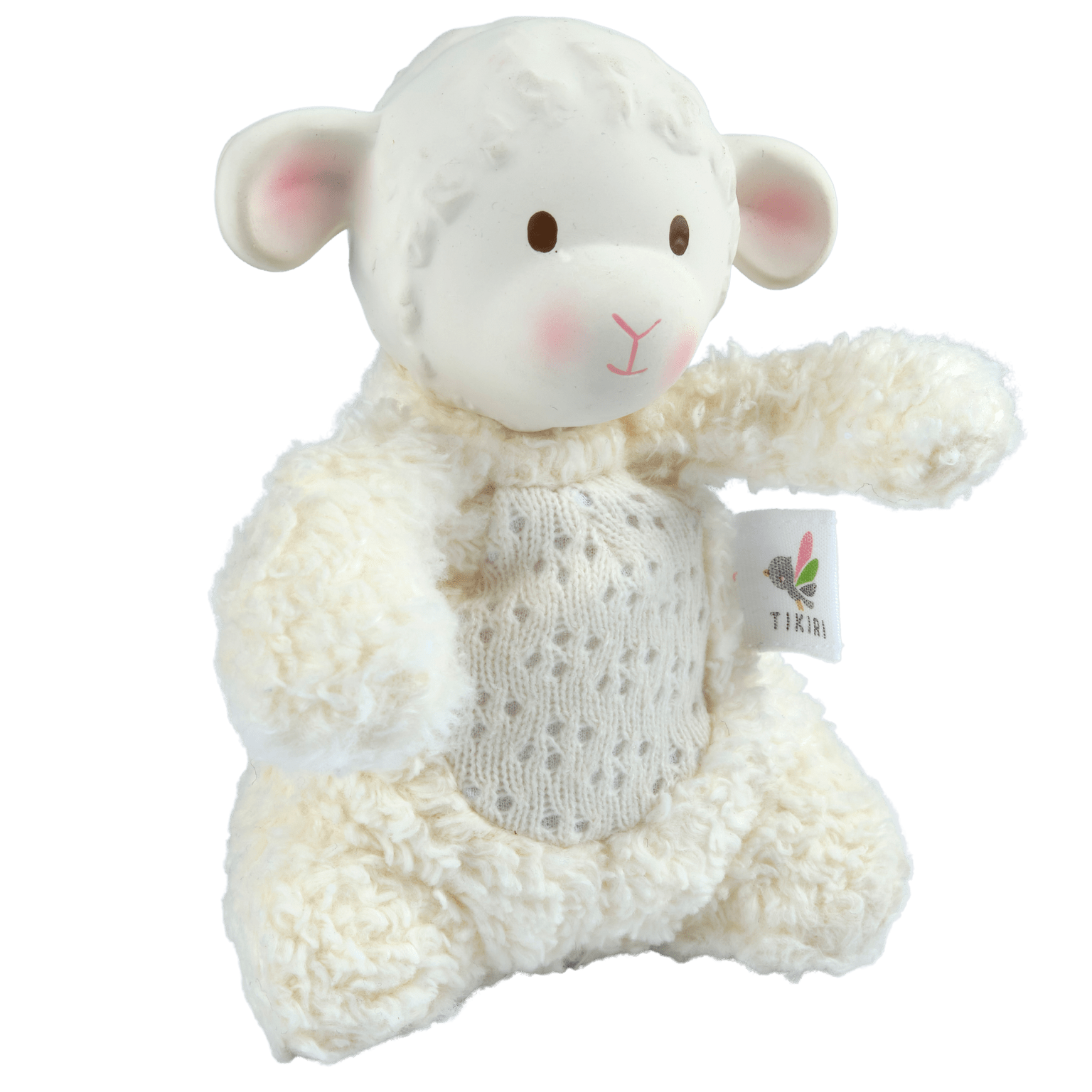 Tikiri Toys Tikiri Toys Bahbah Lamb Soft Toy with Teether Head - Little Miss Muffin Children & Home