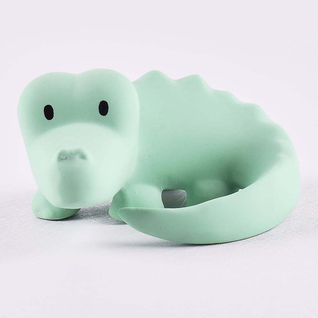 Tikiri Toys Tikiri Toys Crocodile Organic Rubber Rattle Teether & Bath Toy - Little Miss Muffin Children & Home