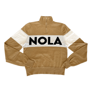 SPK - Sparkle City Sparkle City Half Zip Black & Gold Nola Sweater - Little Miss Muffin Children & Home