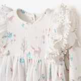ELE - Elegant Baby Elegant Baby Pony Meadow Organic Muslin Dress and Bloomers - Little Miss Muffin Children & Home