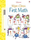 Usborne Usborne Wipe Clean First Math Book - Little Miss Muffin Children & Home