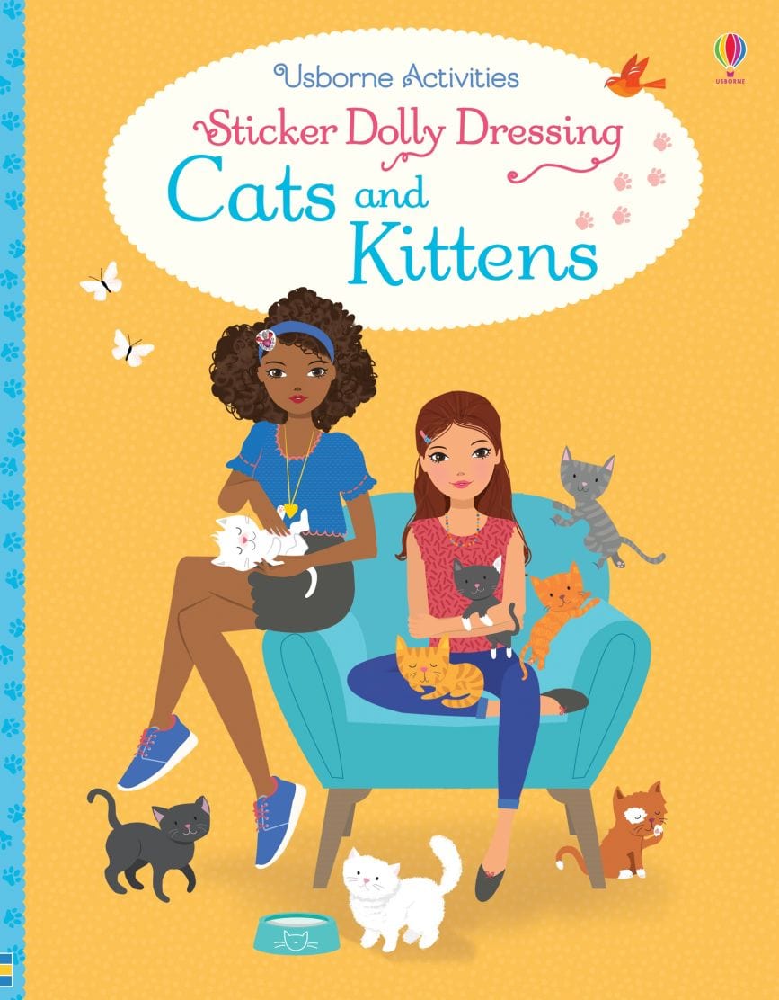 Usborne Books Usborne Books Sticker Dolly Dressing, Cats and Kittens - Little Miss Muffin Children & Home