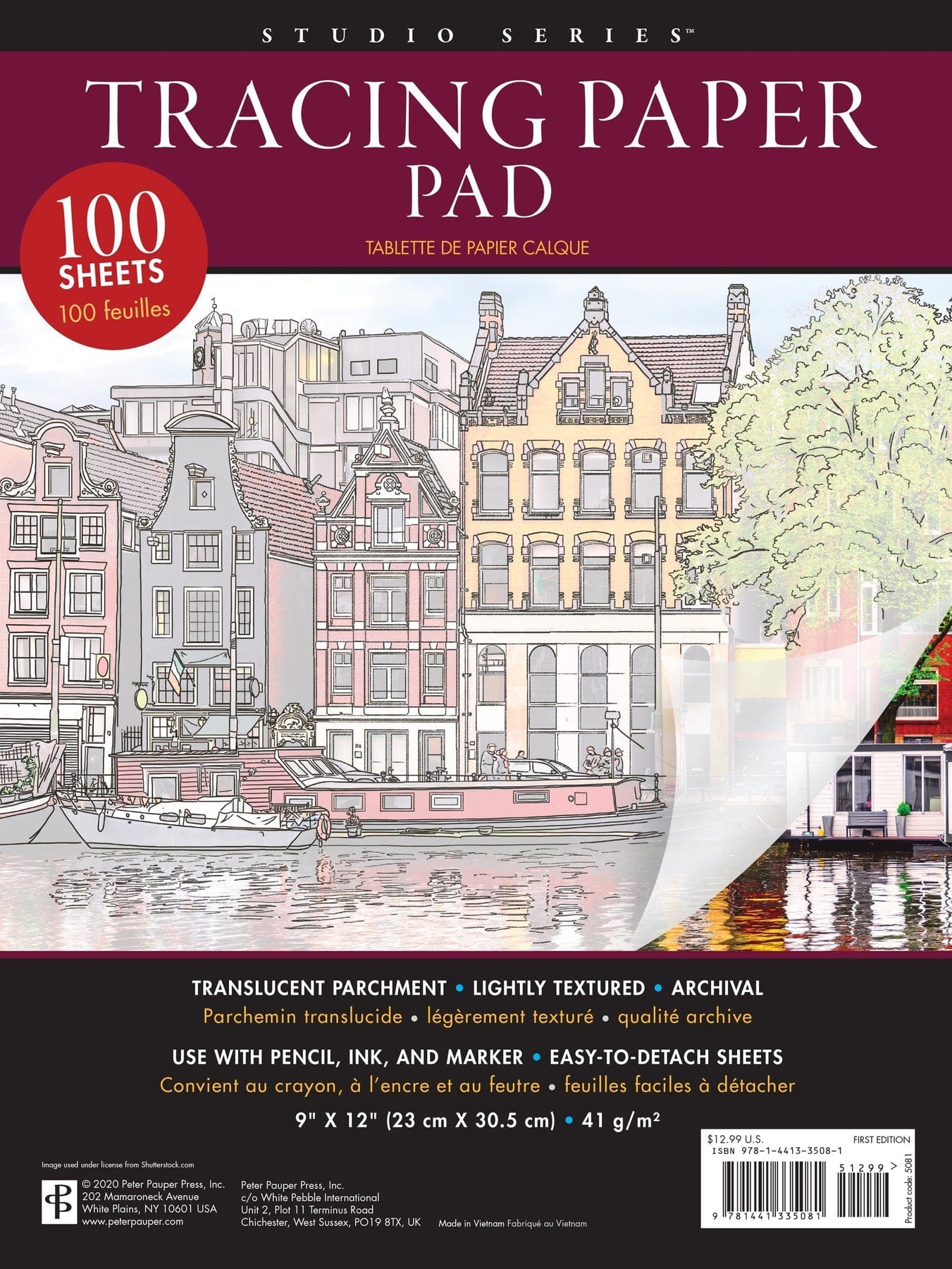 Peter Pauper Press Peter Pauper Press Studio Series Tracing Paper Pad - Little Miss Muffin Children & Home