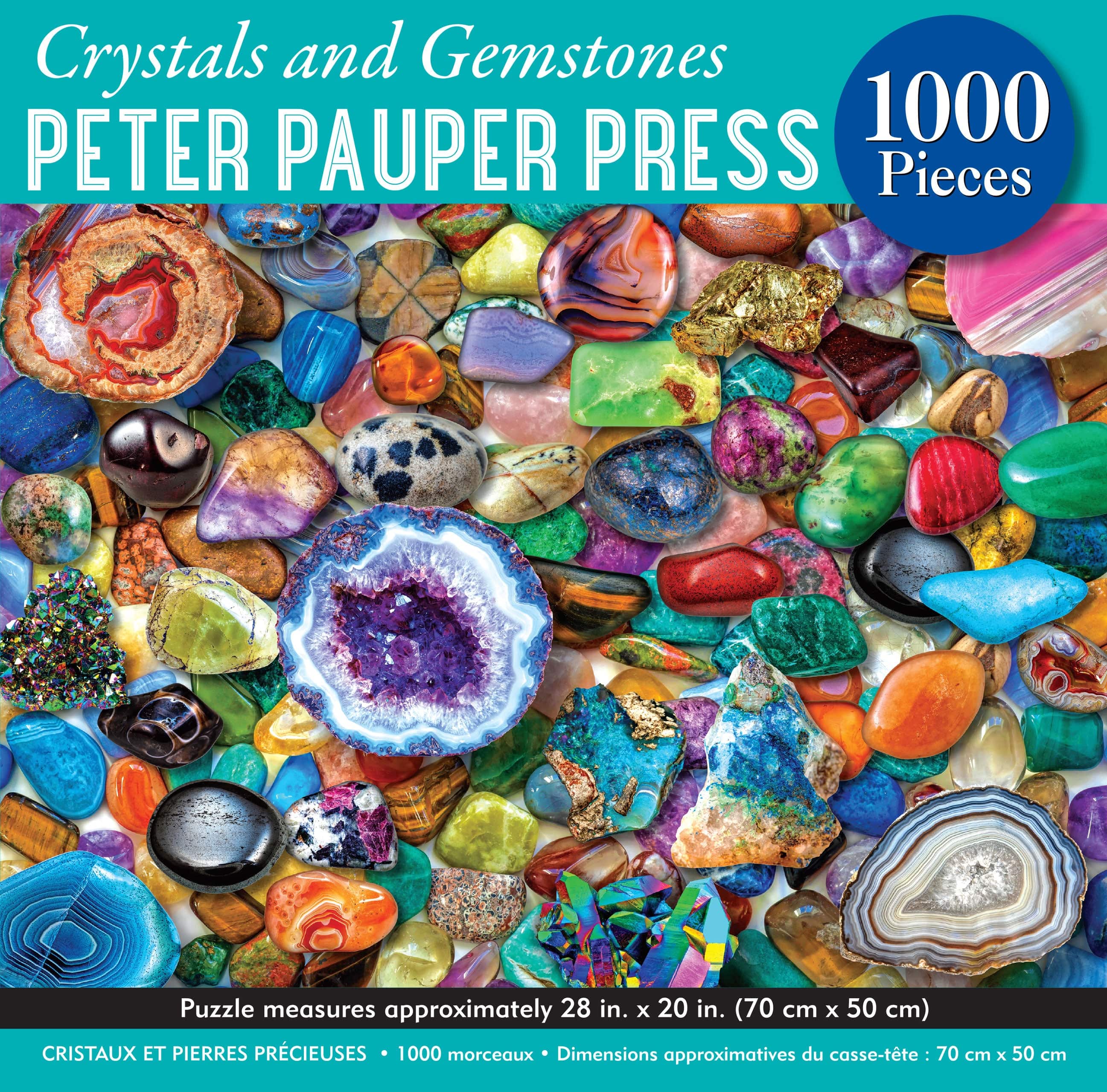 Peter Pauper Press Peter Pauper Press Crystals & Gemstones Puzzle - Little Miss Muffin Children & Home