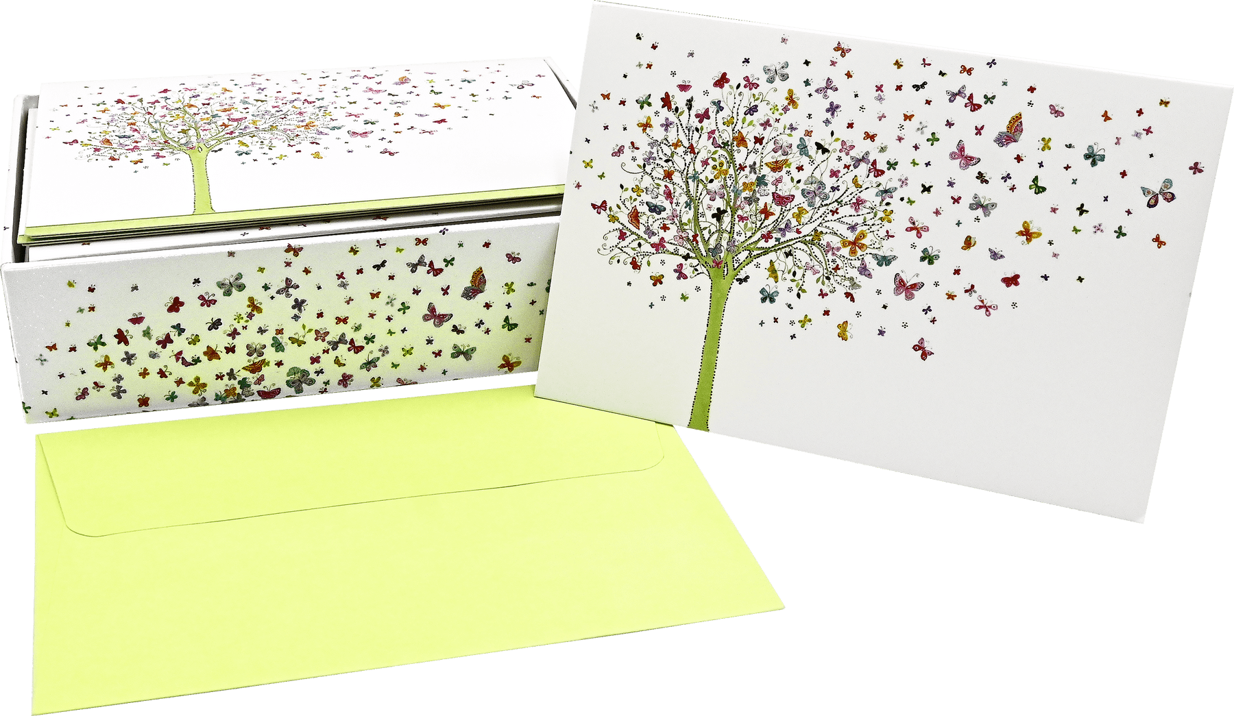 Peter Pauper Press Peter Pauper Press Tree of Butterflies Note Cards - Little Miss Muffin Children & Home