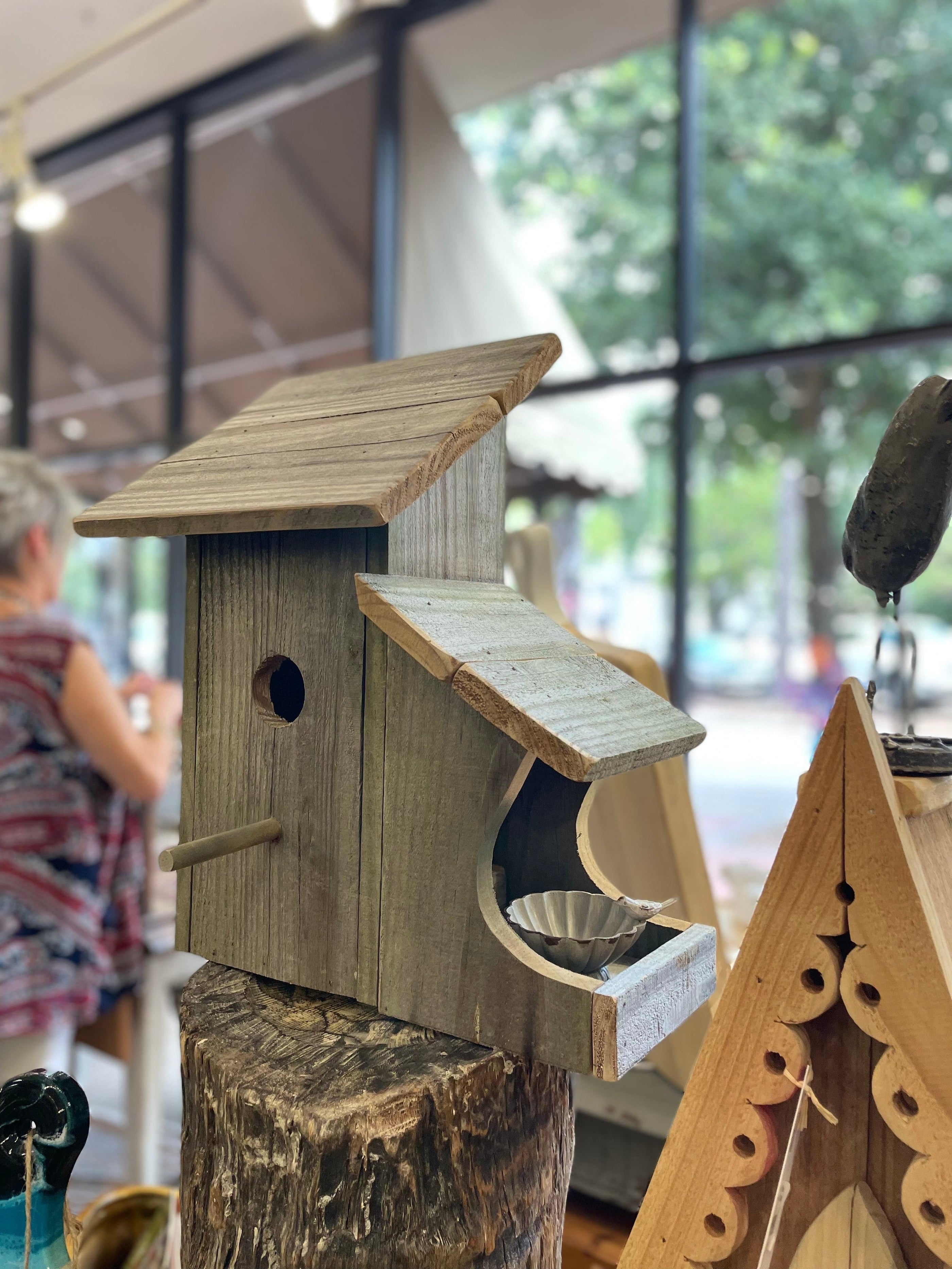 Nola Birdhouses Nola Birdhouses Side Porch Birdhouse - Little Miss Muffin Children & Home
