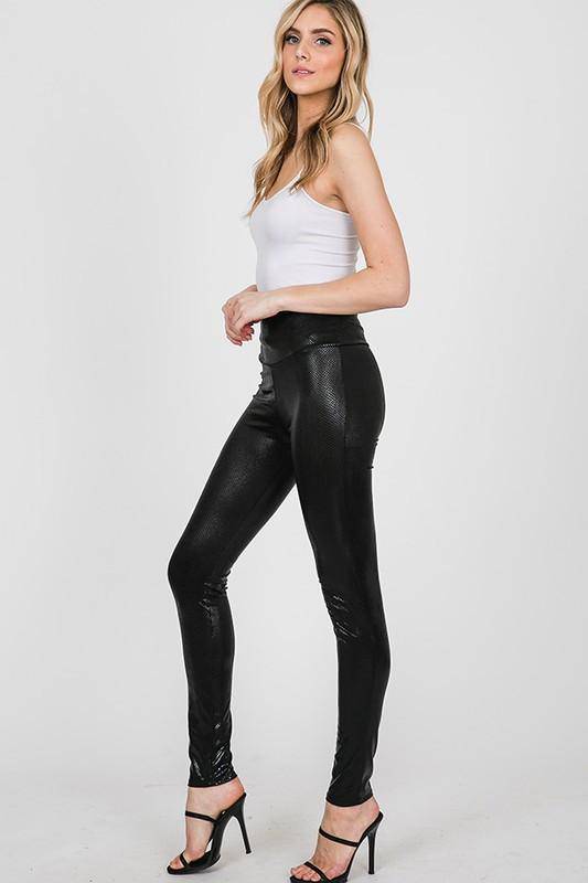 Mayoral Faux Leather Leggings