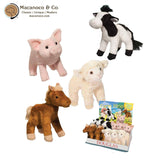 DOU - Douglas Toys Douglas Toys Farm Minis Cow with Sound - Little Miss Muffin Children & Home