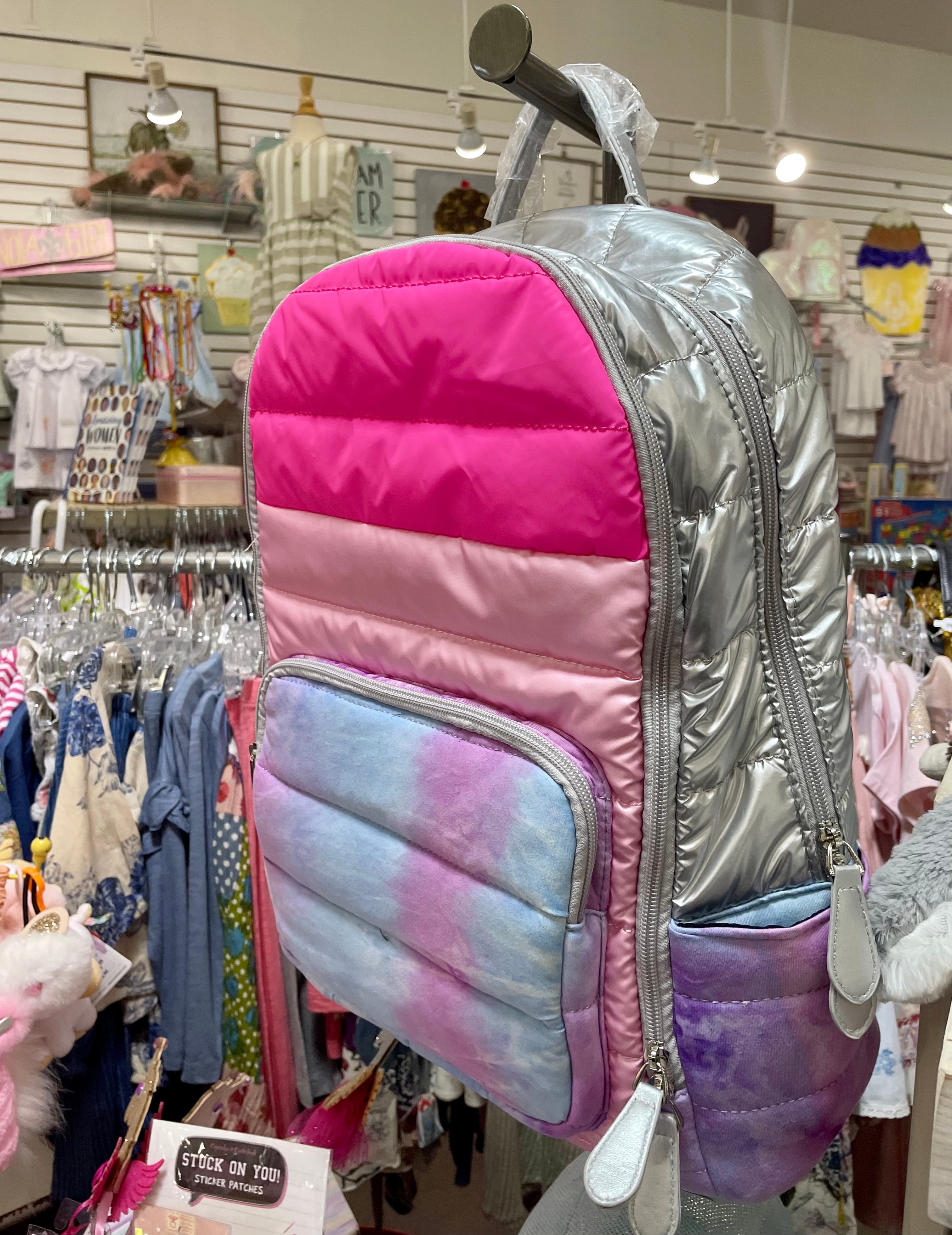 Bari Lynn Bari Lynn Puffy Tie Dye Backpack - Little Miss Muffin Children & Home