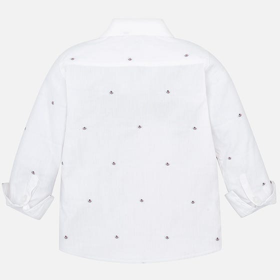 Mayoral Usa Inc Mayoral Long Sleeve Jacquard Shirt for Boys - Little Miss Muffin Children & Home