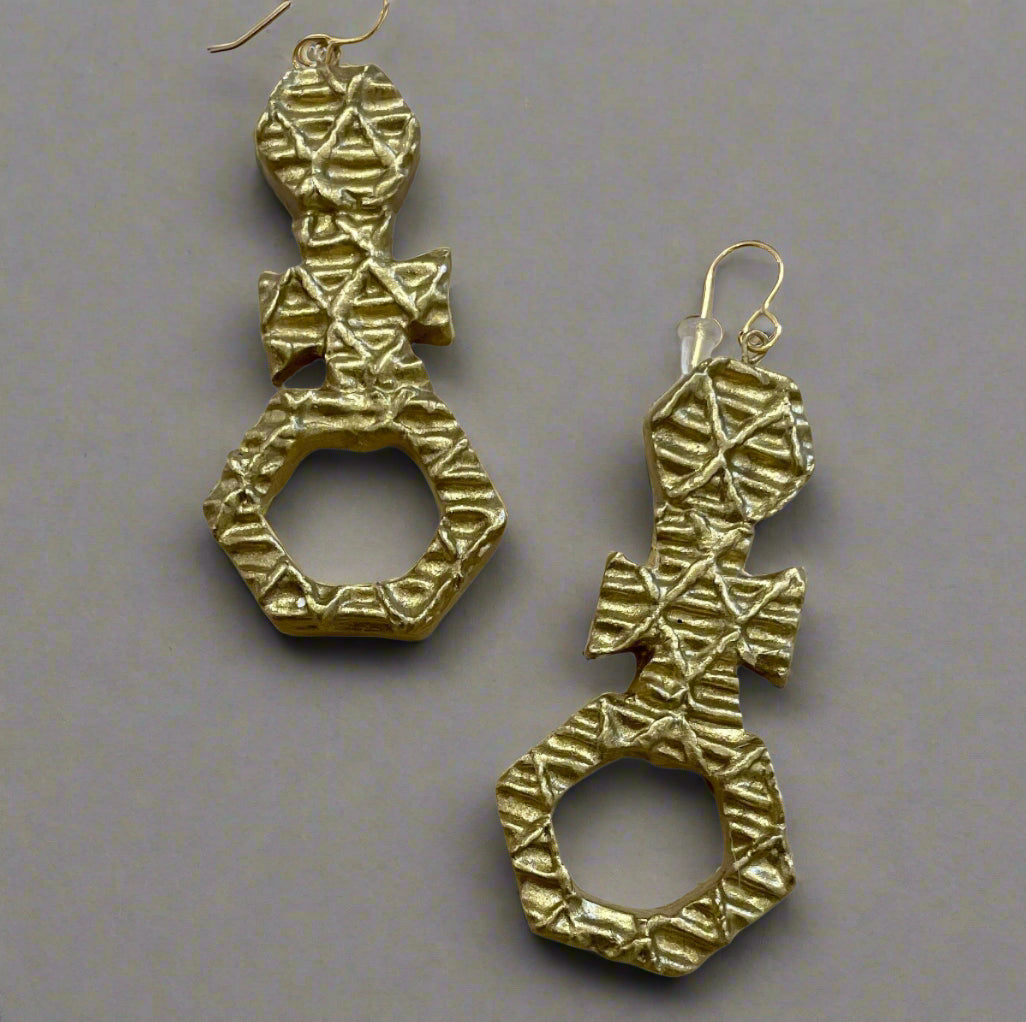 Carol Cassisa Carol Cassisa Triple Diamant Earrings - Little Miss Muffin Children & Home