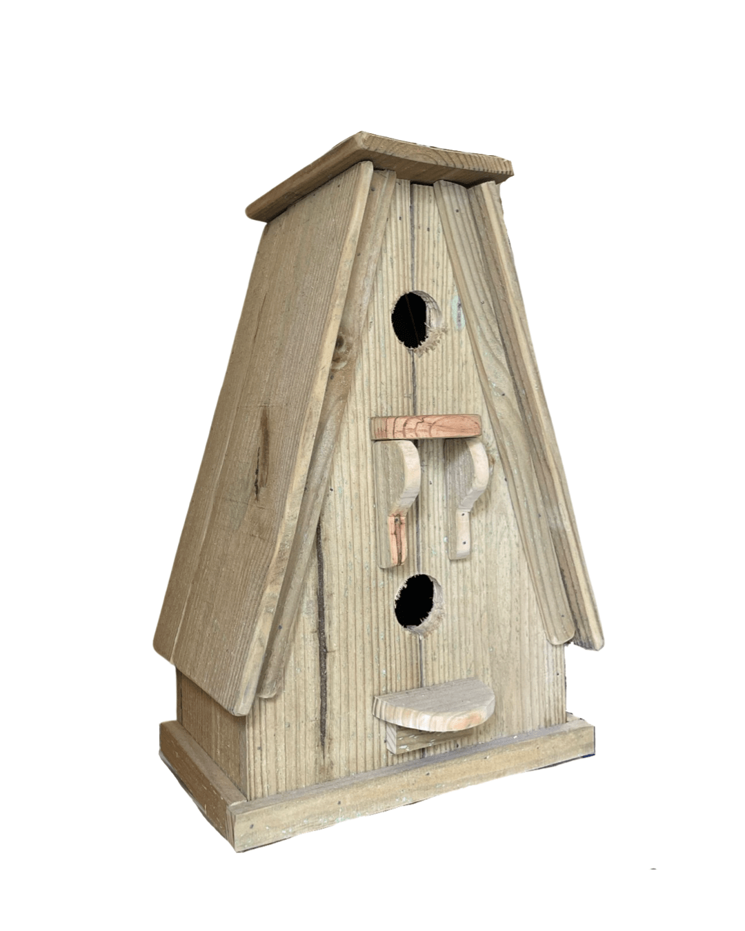 Nola Birdhouses Nola Birdhouses Two Story A-Frame Birdhouse - Little Miss Muffin Children & Home