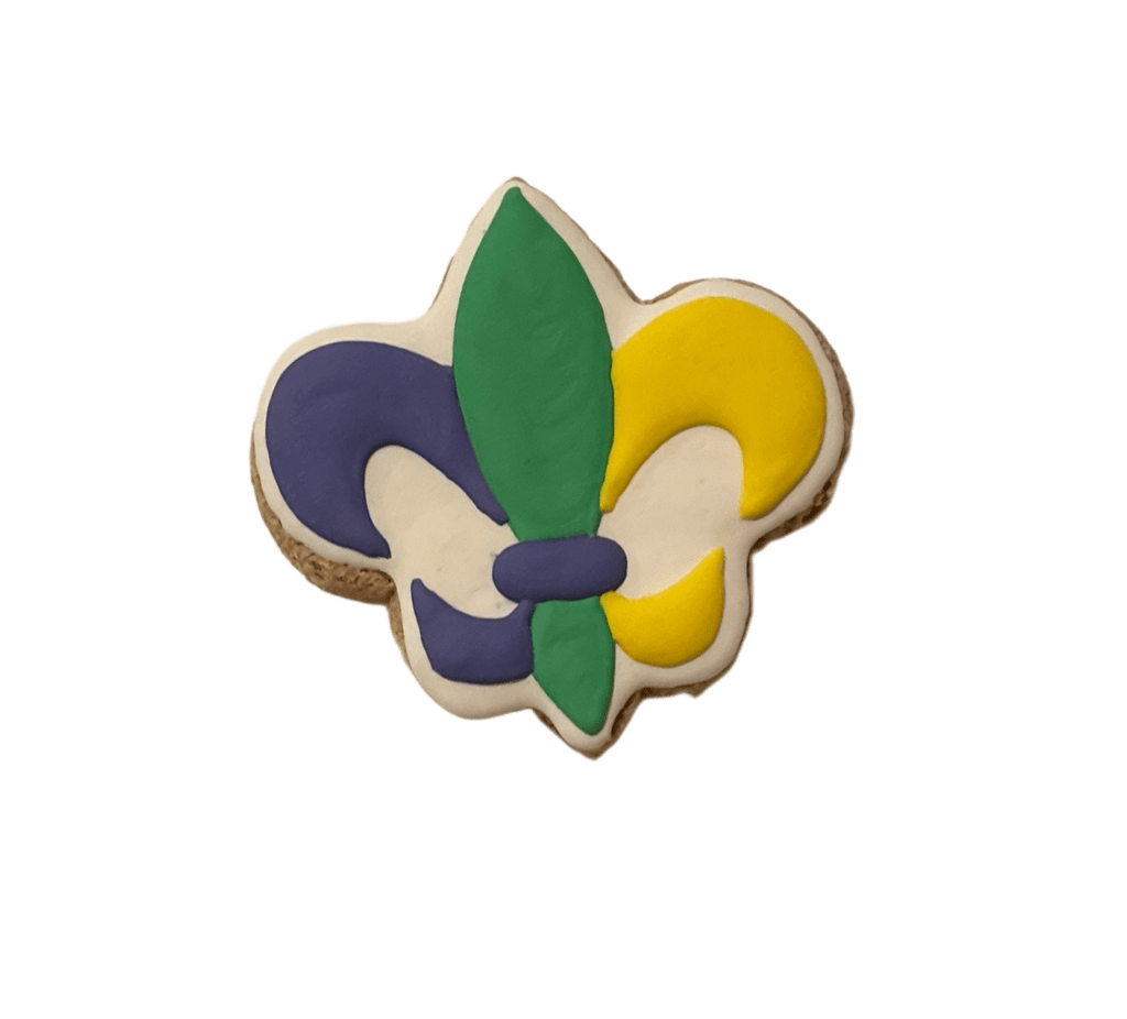Pupcakes Pet Barkery Pupcakes Pet Barkery Mardi Gras Fleur De Lis Dog Treat - Little Miss Muffin Children & Home