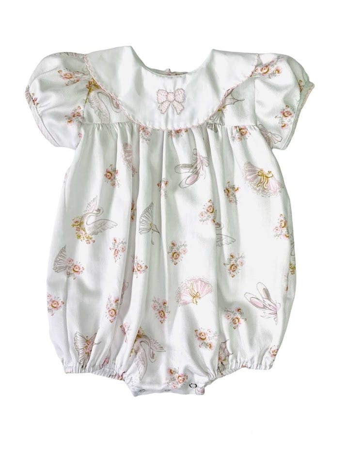 Lulu Bebe Lulu Bebe Swan Scallop Collar Bubble - Little Miss Muffin Children & Home