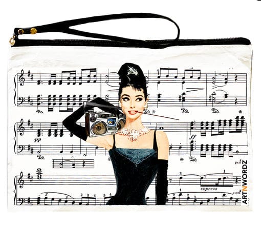 Artnwordz Artnwordz Audrey's Beats Music Pouch - Little Miss Muffin Children & Home