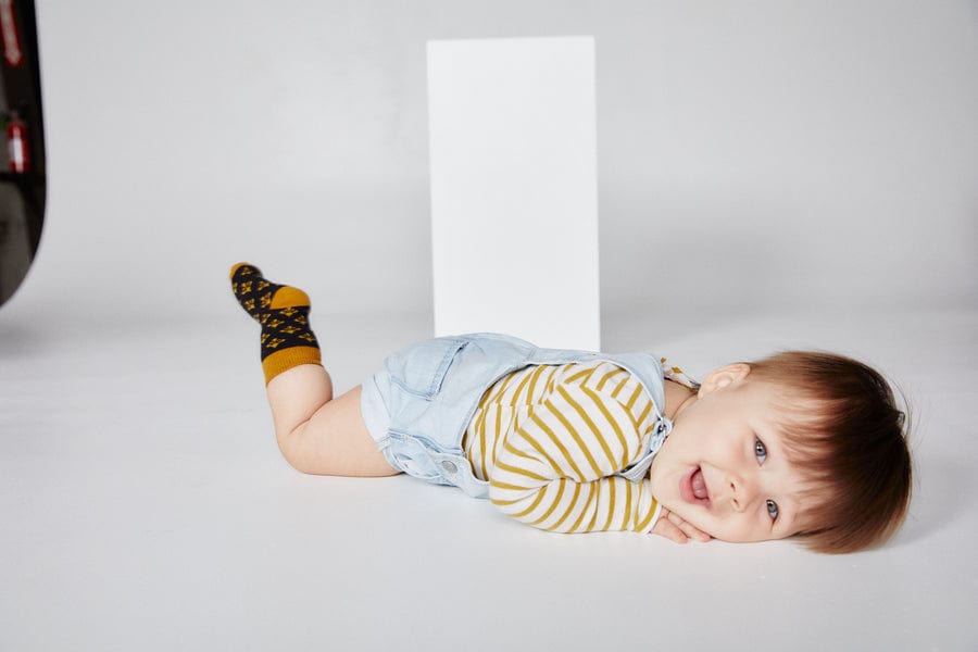 Bonfolk Bonfolk Baby Black & Gold Baby Socks - Little Miss Muffin Children & Home