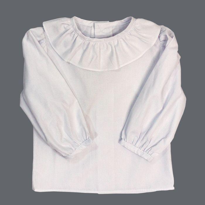 Bailey Boys Bailey Boys Girl's Long Sleeve Button Back Shirt - Little Miss Muffin Children & Home