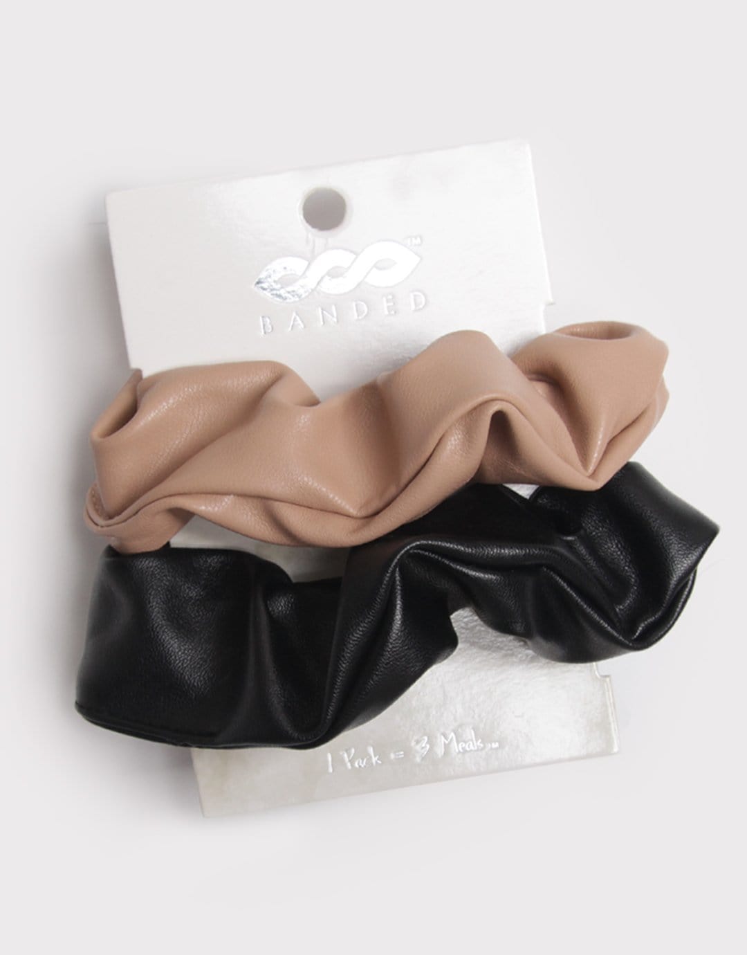 Banded 2gether Banded 2gether Faux Leather Scrunchies - Little Miss Muffin Children & Home