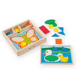 Melissa & Doug Melissa & Doug Beginner Pattern Blocks - Little Miss Muffin Children & Home