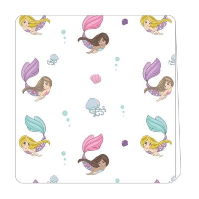 Nola Tawk - Nola Tawk Swim with Mermaids Organic Muslin Hooded Towel - Little Miss Muffin Children & Home