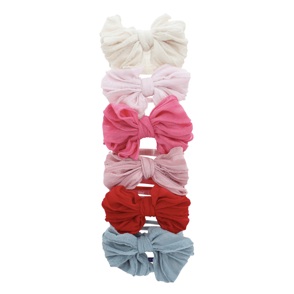Bows Arts Bows Arts Stretch Shabby Bow Headband - Little Miss Muffin Children & Home