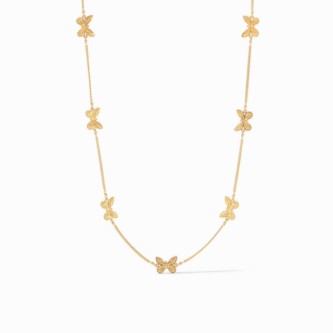 Julie Vos Julie Vos Butterfly Delicate Station Necklace - Little Miss Muffin Children & Home
