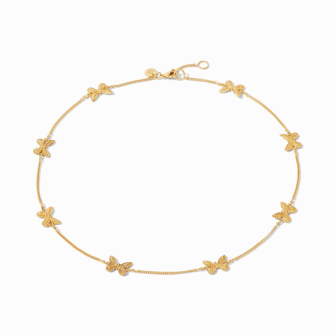 Julie Vos Julie Vos Butterfly Delicate Station Necklace - Little Miss Muffin Children & Home