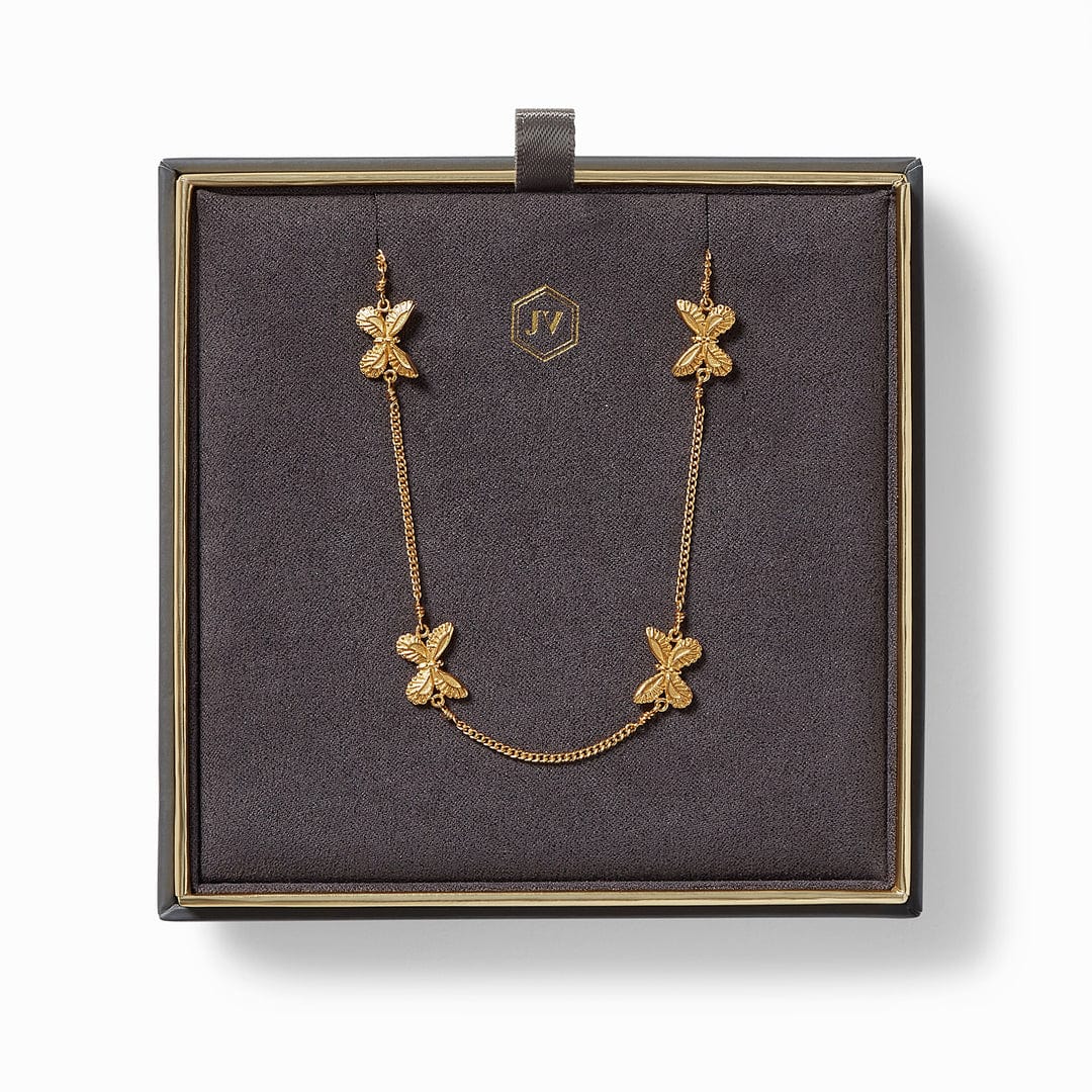 Julie Vos Julie Vos Butterfly Delicate Station Necklace - Little Miss Muffin Children & Home